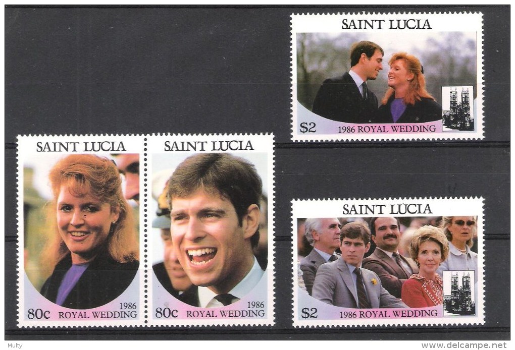 Saint Lucia Y/T 821 / 824 (**) - St.Lucie (1979-...)