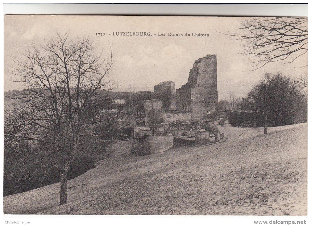 CPA Lutzelbourg, Les Ruines Du Château (pk13222) - Volmunster