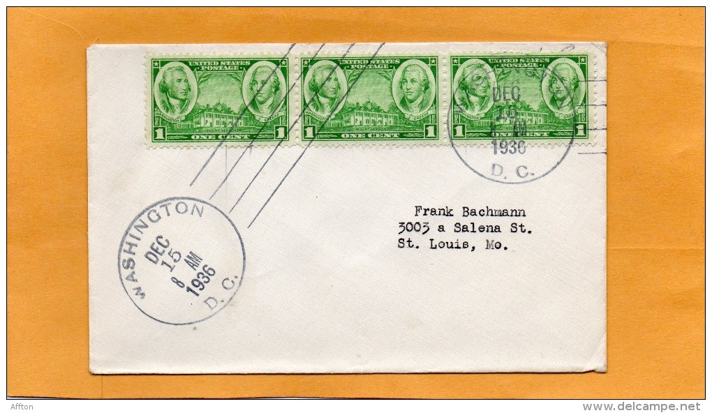 United States 1936 FDC - 1851-1940