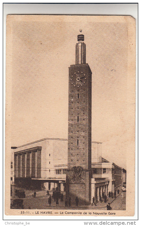 CPA Le Havre, Le Campanile De La Nouvelle Gare (pk13264) - Estaciones