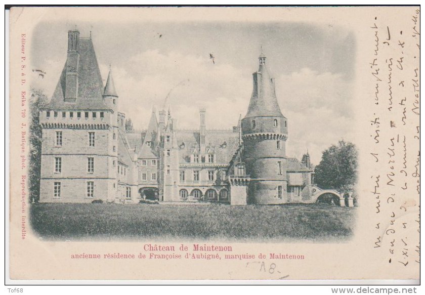 Chateau De Maintenon 1901 - Maintenon