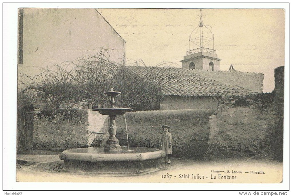 BANLIEUE DE MARSEILLE - BOUCHES DU RHONE - QUARTIER SAINT JULIEN - LA FONTAINE - Saint Barnabé, Saint Julien, Montolivet