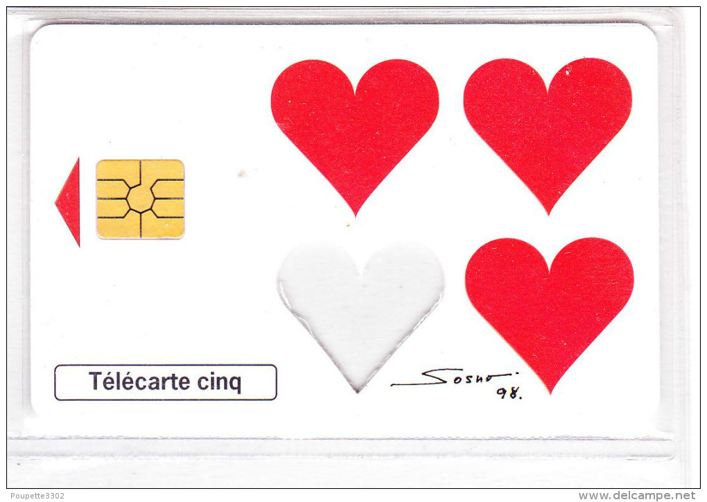 Télécarte 5 Unités - GN 503a - Sosno Coeur Découpé Vide - 5 Einheiten