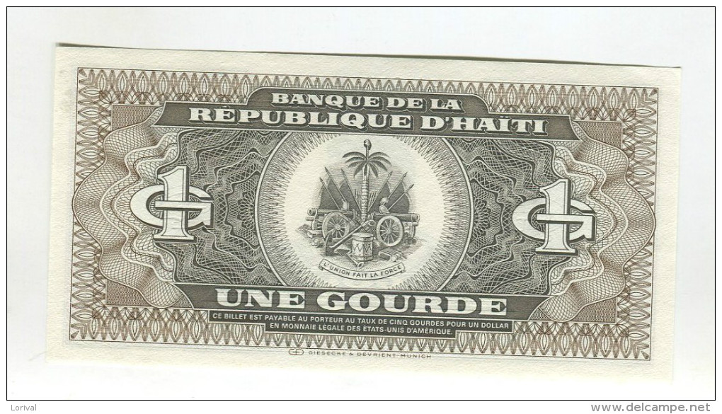 1 GOURDE NEUF   3 - Haiti