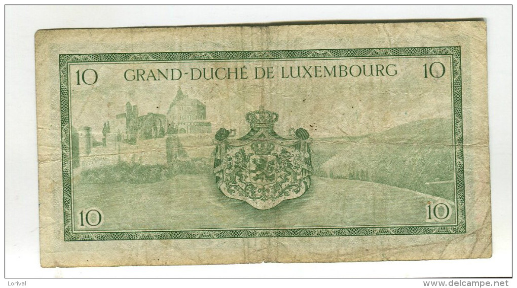 10 FRANCS TB 8 - Luxembourg