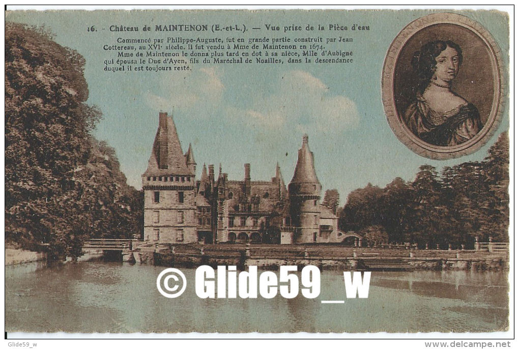 Château De MAINTENON - Vue Prise De La Pièce D'eau - N° 16 - Maintenon