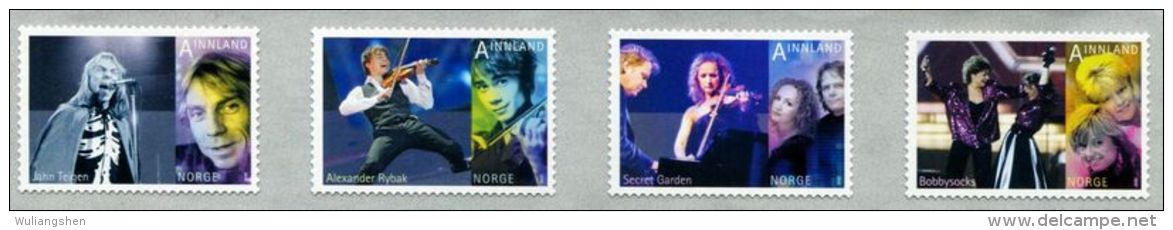 NE3799 Norway 2010 Singer 4v  MNH - Neufs