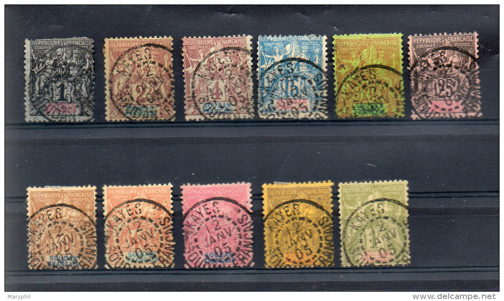 LOT 623 - SOUDAN / Lot Oblitéré Du N° 3 Au N° 15 (sauf Le 6 Et Le 7) - Cote 308 € - Used Stamps