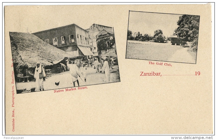 CPA TANZANIE - ZANZIBAR - NATIVE STREET - FISHING BOAT - Tanzania