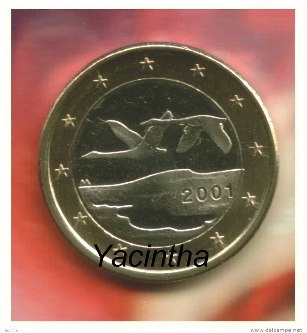 @Y@  Finland  1 Euro  2001  Unc - Finland