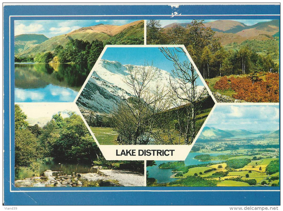 Lake District - Gramere Lake, Ambleside Felles, Brathay River, Langdale Beck - Andere & Zonder Classificatie