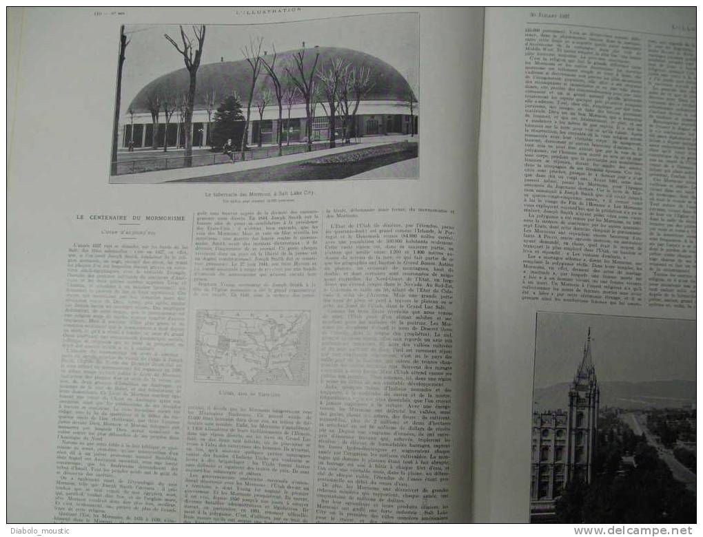 1927 Roumanie ;BOSSUET; Valgaudemar ;VIENNE ;MORMON,Salt Lake City ; Général Nivelle; Ypres;PARIS; Avions;BORDEAUX