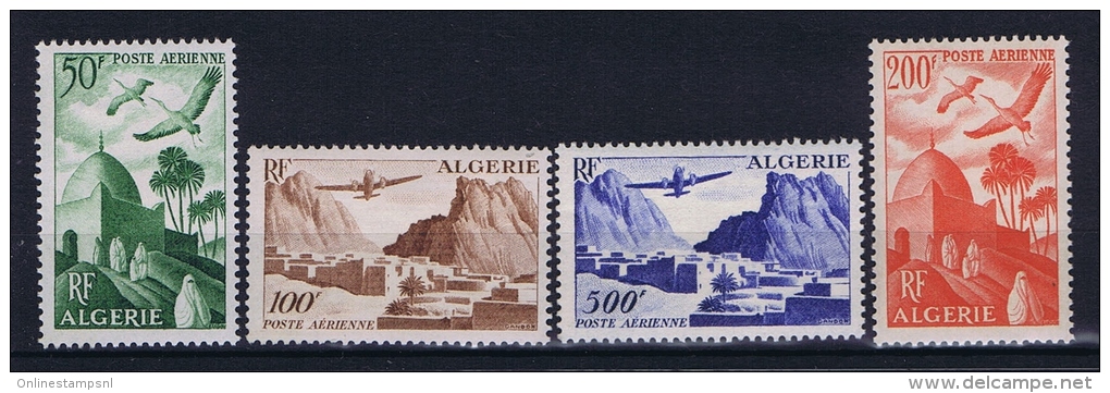 Algerie: Yvert Ae 9 - 12   MH/*, - Poste Aérienne