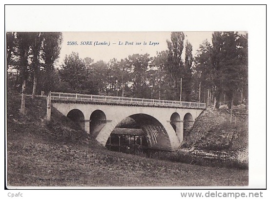 Carte 1915 SORE / LE PONT SUR LA LEYRE - Sore