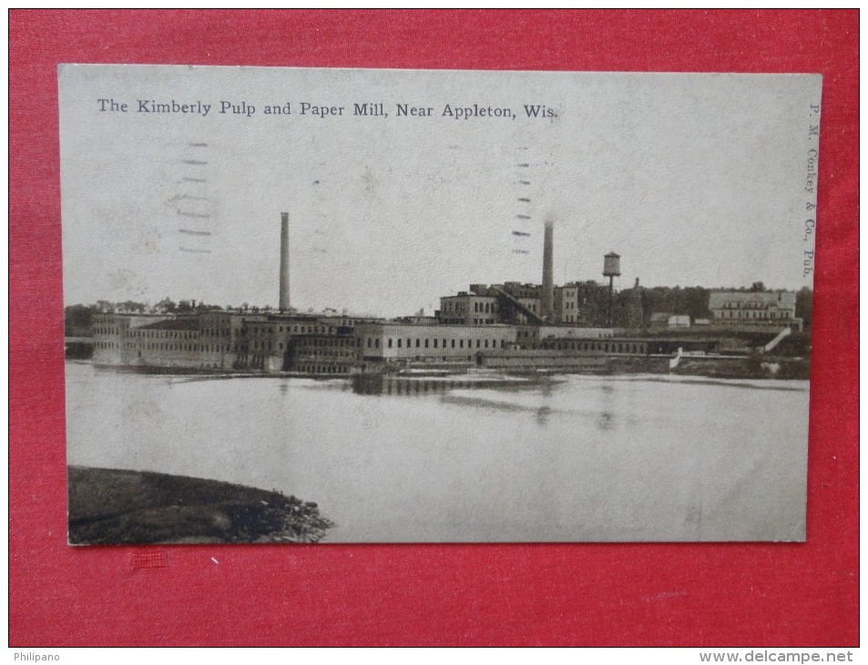 Wisconsin > Appleton   Kimberly Pulp  & Paper Mill 1935 Cancel    Ref 1218 - Appleton