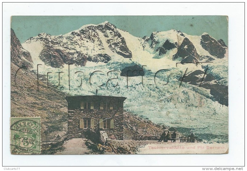 Celerina/Schlarigna (Suisse, Grisons) : Tschiervahütte En 1907 (animé)  PF. - Tschierv