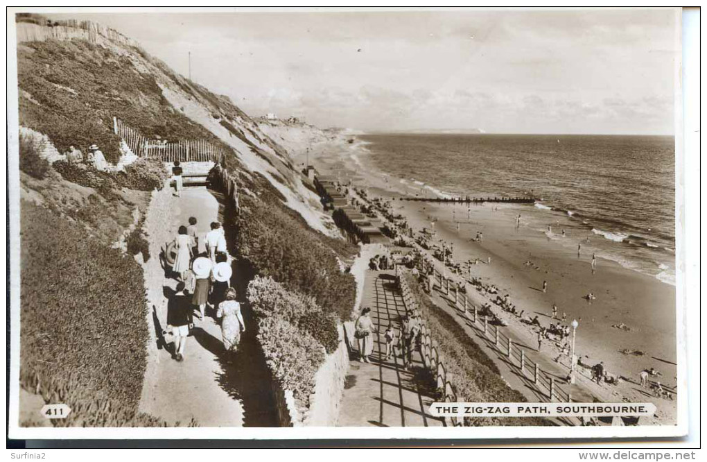 DORSET - BOURNEMOUTH - SOUTHBOURNE - THE ZIG-ZAG PATH RP Do415 - Bournemouth (avant 1972)