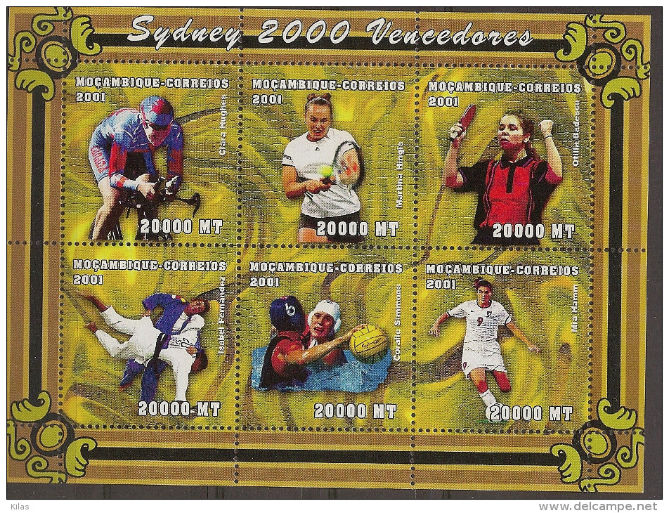 MOZAMBIQUE  2001 Olympic Games Sidney Winners - Verano 2000: Sydney