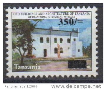 Tanzania 2004 Mi. 4215 Old Buildings Architecture Overprinted Surcharged 350 - 200 Sh RARE MNH** - Tanzania (1964-...)