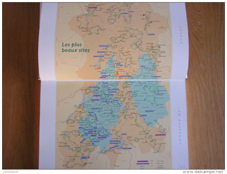 L´ AUVERGNE Mes Livres Voyages Michelin Edition Atlas Guide Régionalisme Tourisme - Auvergne