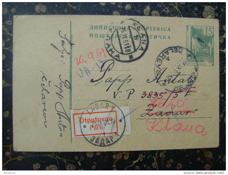 2 Dopisnice-Red Cross-traveled-1959/61   (2474) - Cartas & Documentos