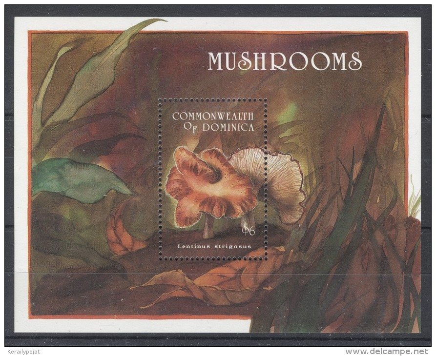 Dominica - 1994 Mushrooms Block (2) MNH__(TH-1722) - Dominica (1978-...)