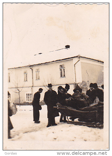 Moldova - Bessarabia - Historical Romania - Soroca Iarna 1942 - Soroki - Old Photo 60x80mm - Moldavie