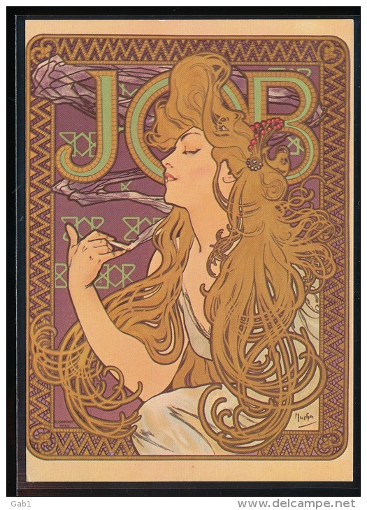 Alphonse  Maria   Mucha --   Mucha --  Job , 1898  --- Repro 1983 - Mucha, Alphonse