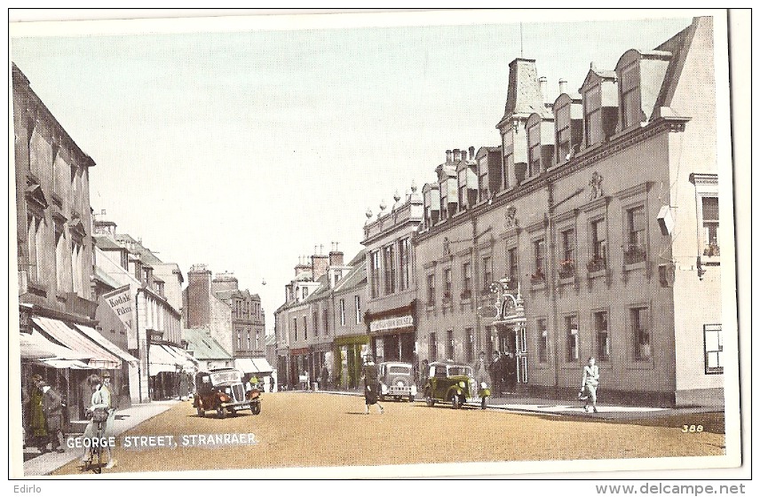 George Street Stranraer    - Unused TTB - Dumfriesshire