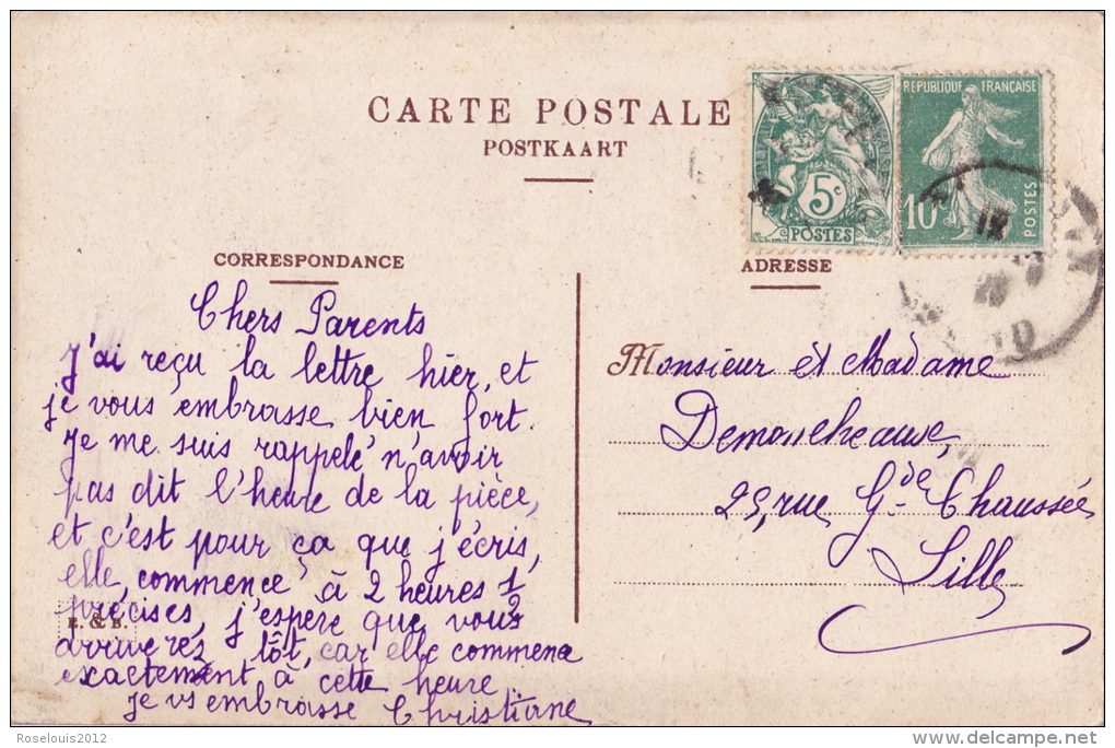 LEERS-NORD : Pensionnat ND De La Sagesse ( 2 Timbres) - Brunehaut