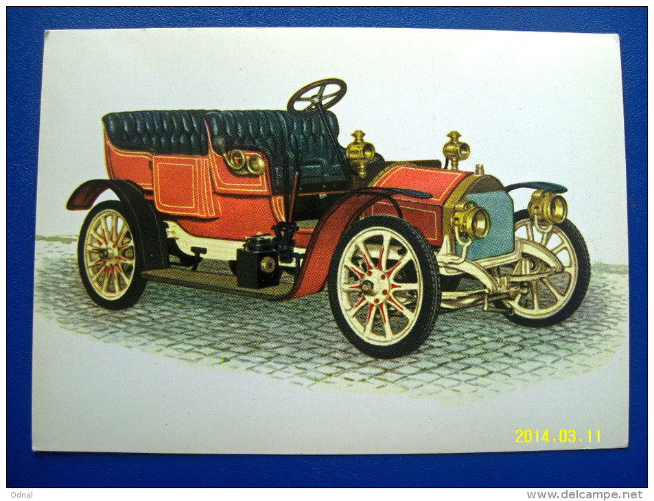 CARTOLINA MACCHINE D'EPOCA  BRIXIA - ZUST  10  HP   1908 (ORIGINALE  RIPRODUZIONE  VIETATA) - Carruajes De Época