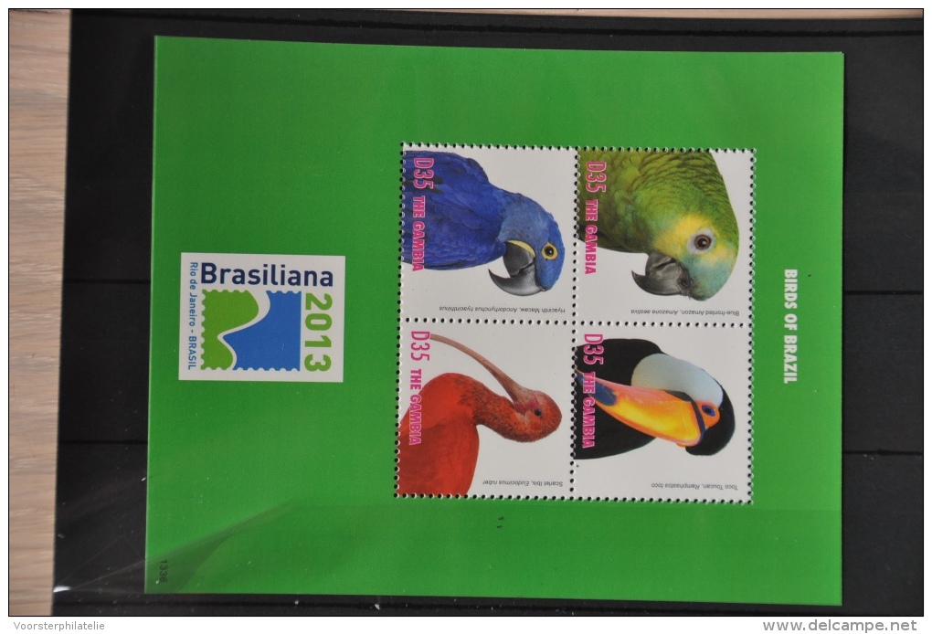 N 090 ++ GAMBIA 2013 BIRDS VOGELS OISEAUX MNH NEUF ** - Gambie (1965-...)