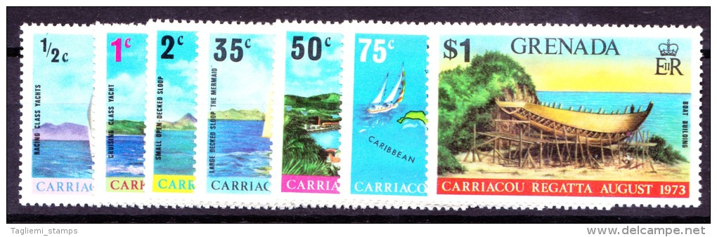 Grenada, 1973, SG 565 - 571 Set Of 7, MNH - Grenade (...-1974)