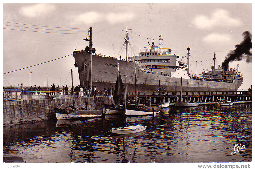 PETROLIER  - LE CHAMPAGNE . - Tanker