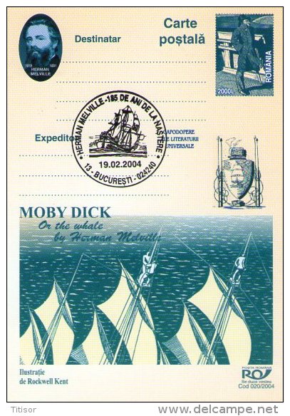 Whales - Moby Dick 9 Postal Stationaries. Bucuresti 2004. - Whales