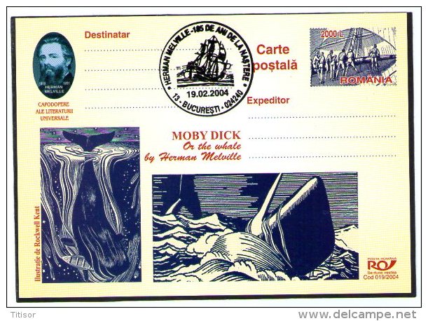 Whales - Moby Dick 9 Postal Stationaries. Bucuresti 2004. - Whales