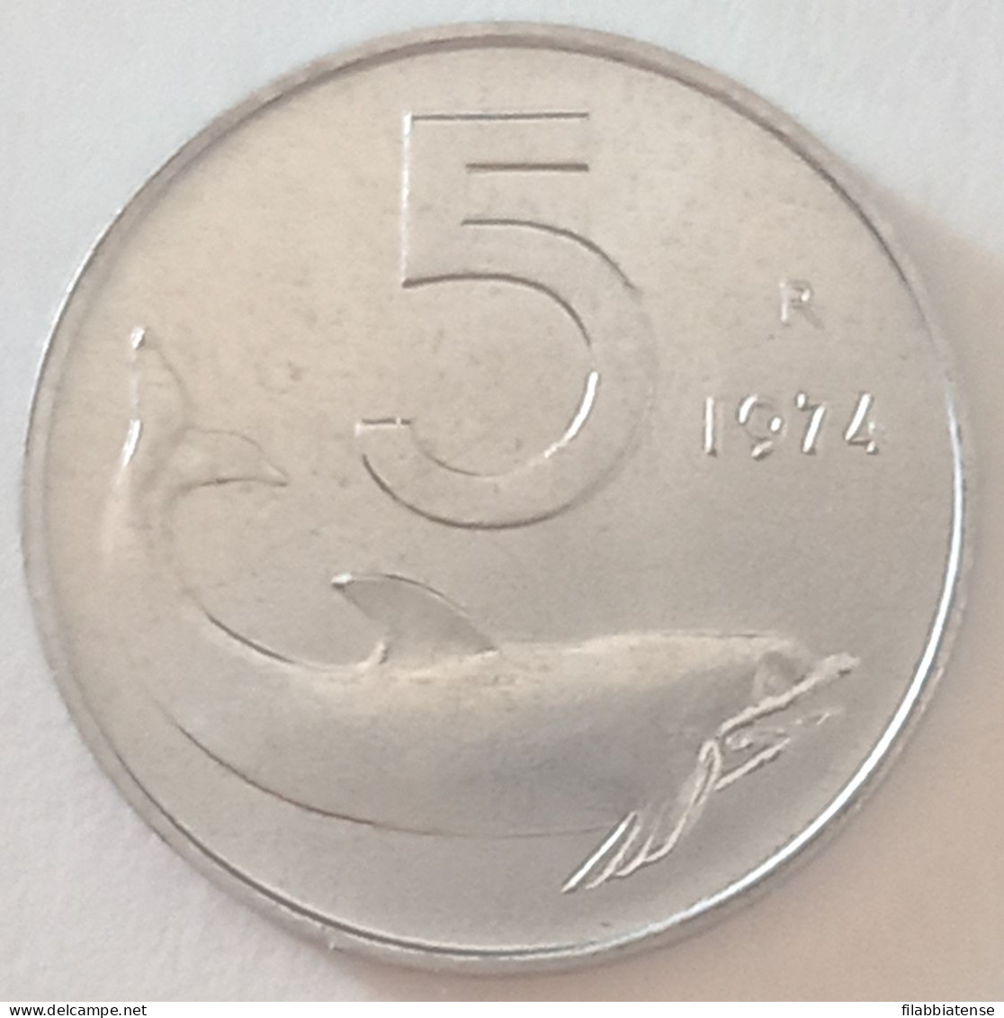 1974 - Italia 5 Lire    ---- - 5 Lire