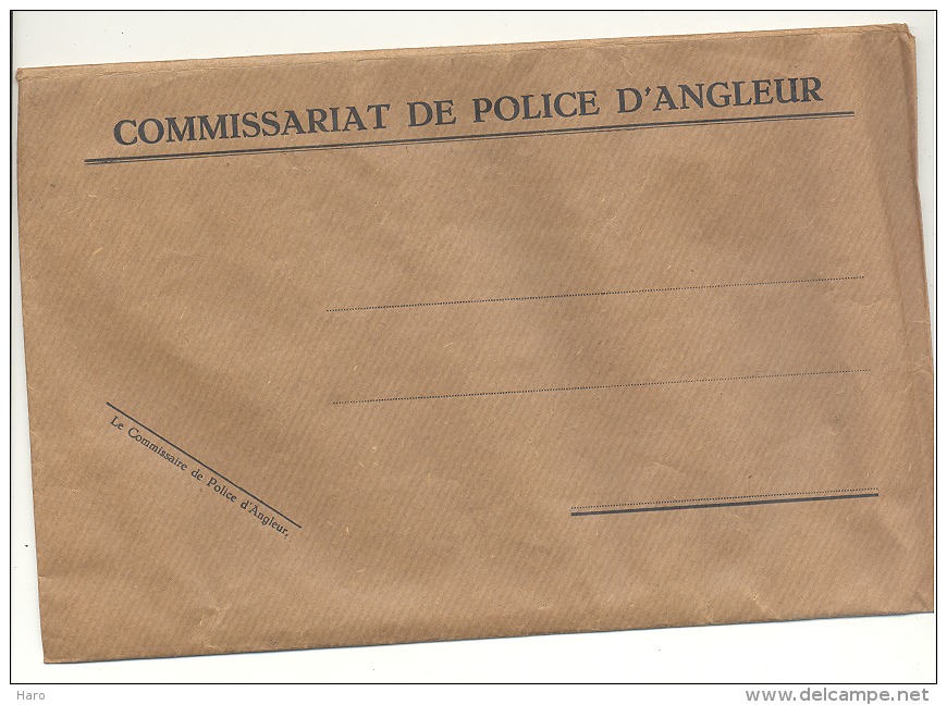 Lettre à Entête - Commisariat De Police D'ANGLEUR +/- 1948 (sf88) - 1900 – 1949