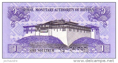 BHOUTAN  1 Ngultrum  Daté De 2006   Pick 27          ***** BILLET  NEUF ***** - Bhutan