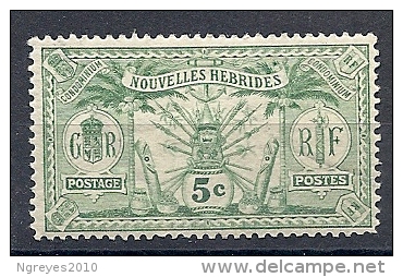 140011654  NEW  HEBRIDES  YVERT   Nº  38  */MH - Nuovi