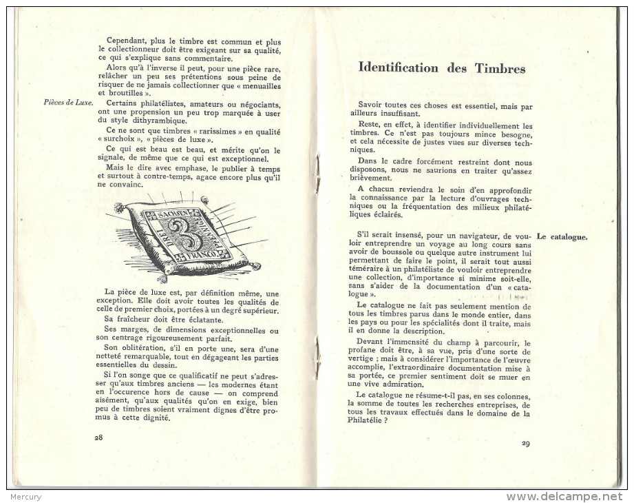Initiation à La Philatélie édité En 1946  Par La Chambre Syndicale Des Négociants En Philatélie - 2 Scans - Brieven En Documenten