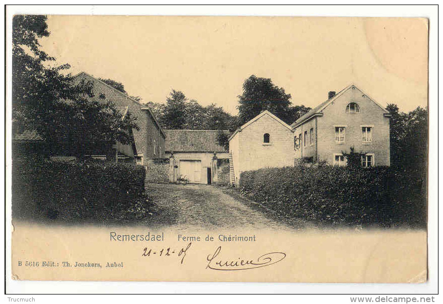 E3513 - Remersdael - Ferme De Chérimont "Edit. Th. Jonckers Aubel" - Fourons - Voeren