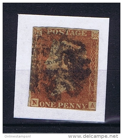 Great Britain SG  8 Used  Yvert 3, Obl. Maltese Cross - Oblitérés