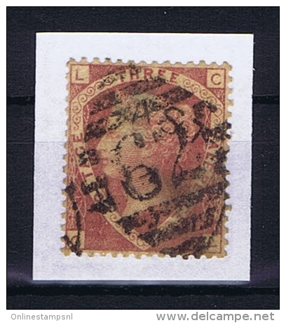 Great Britain SG  51 , Yv Nr 50 Used Plate 3 - Gebraucht