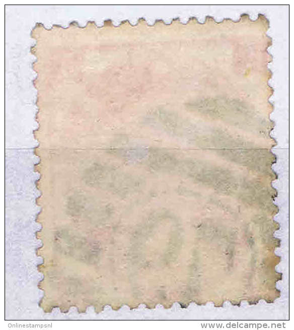 Great Britain SG  92   Used  Yv 28 Error Watermark Inverted Left To Right (line On Head Is Fiber Enclosed In Cancel) - Gebruikt