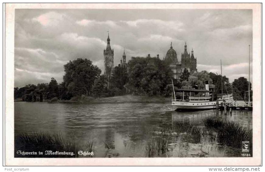 Allemagne -  Schwerin In Mecklenburg  - Schloss - Schiff - Schwerin