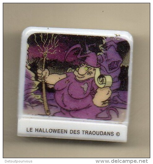 GROSSE Fève LE HALLOWEEN DES TRAOUDANS 1997 Mange La Pomme, Mange Le Savoir - Strip