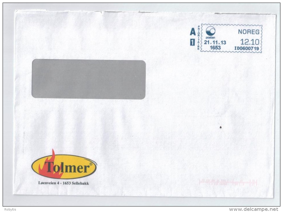 Norway Meter Franking 21.11.2013 - Brieven En Documenten