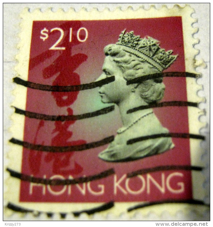 Hong Kong 1995 Queen Elizabeth II $2.10 - Used - Gebraucht