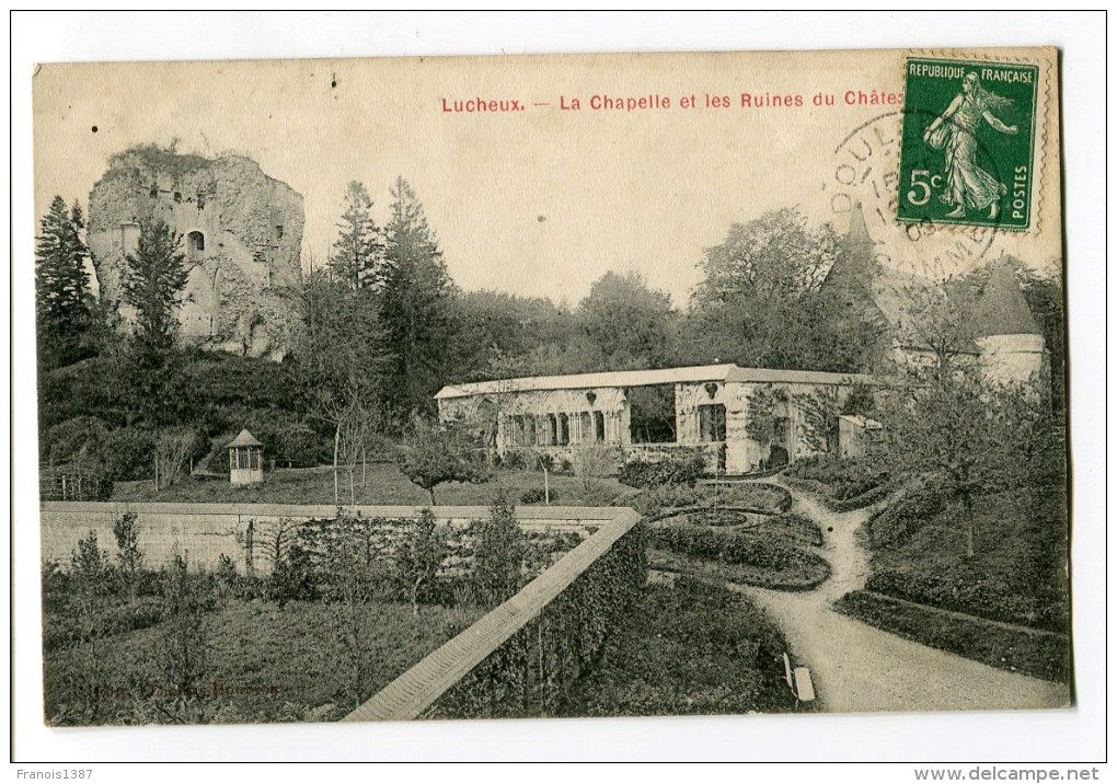 Ref 193 - LUCHEUX - La Chapelle Et Les Ruines Du Château (1908) - Lucheux